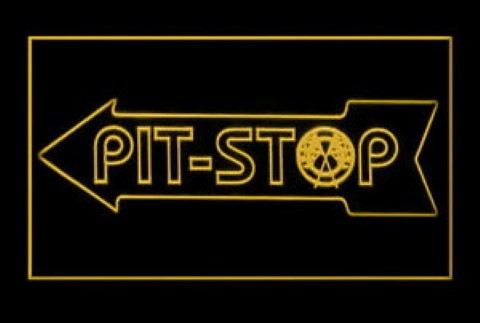 Pit Stop Racing LED Neon Sign